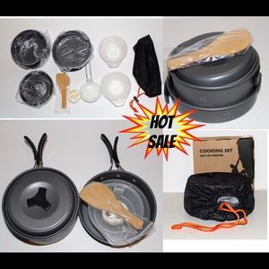 Camping cooking set